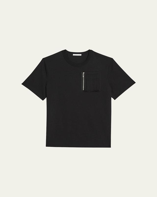 Mens T-Shirt with Zip Pocket Product Image