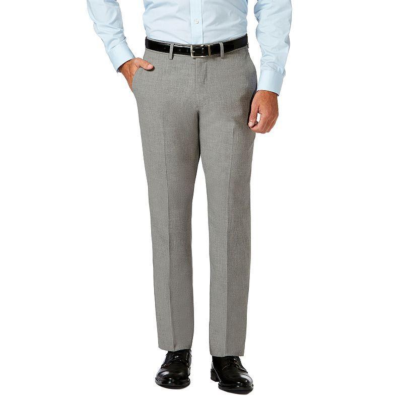 Mens J.M. Haggar(tm) 4-Way Stretch Dress Pant - Slim Fit Flat Front Product Image