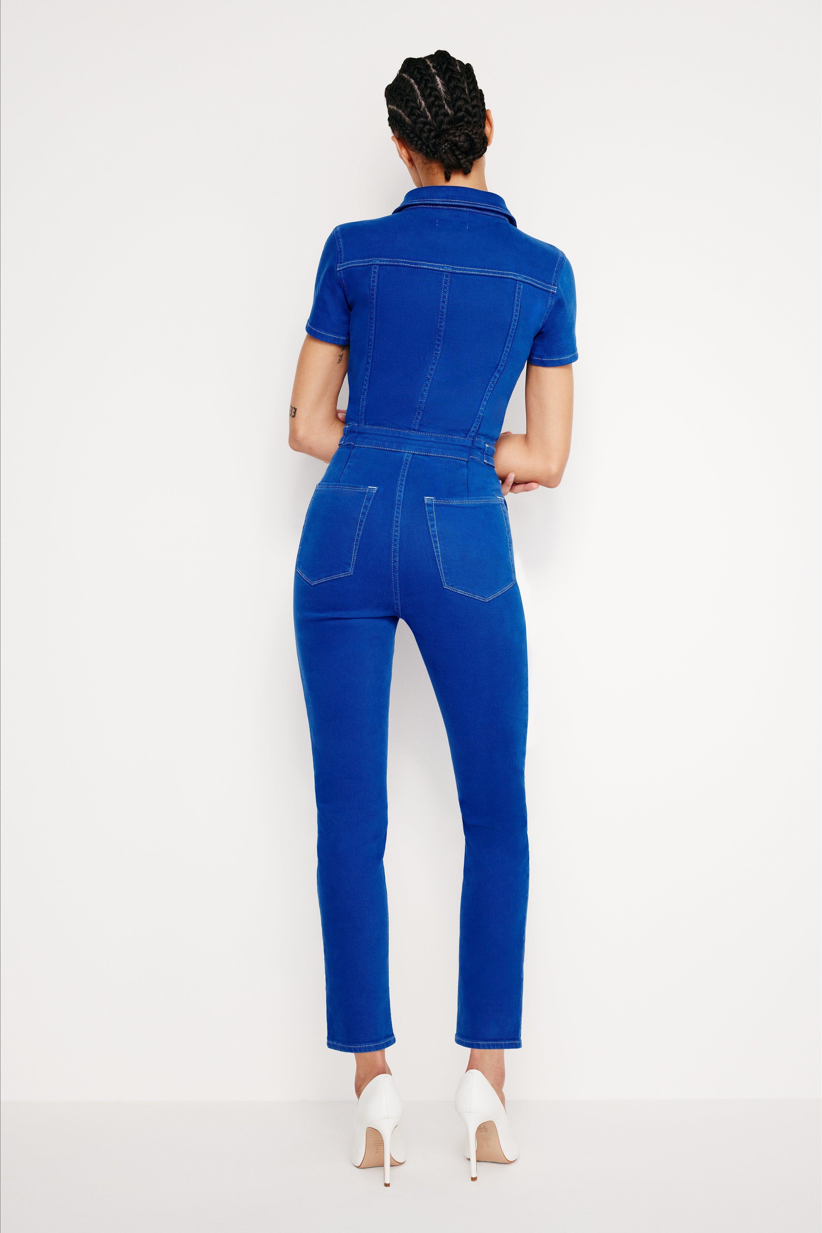 FIT FOR SUCCESS LIGHT COMPRESSION JUMPSUIT | WAVE BLUE002 Product Image