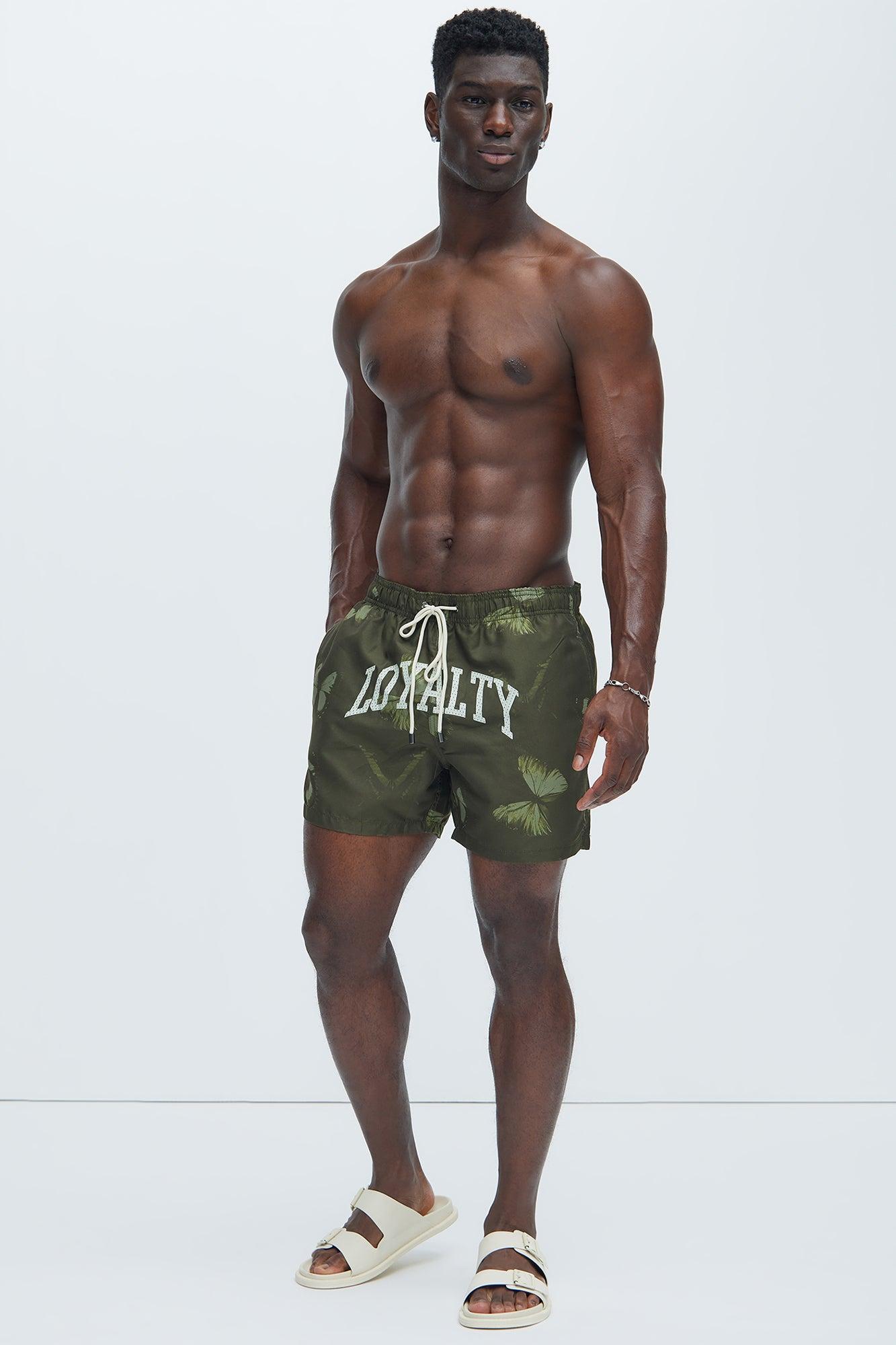 Loyalty Swim Trunk - Brown Product Image