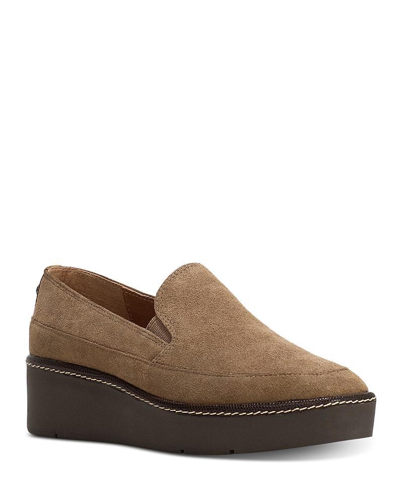 Donald Pliner Wallis Suede Wedge Loafers Product Image