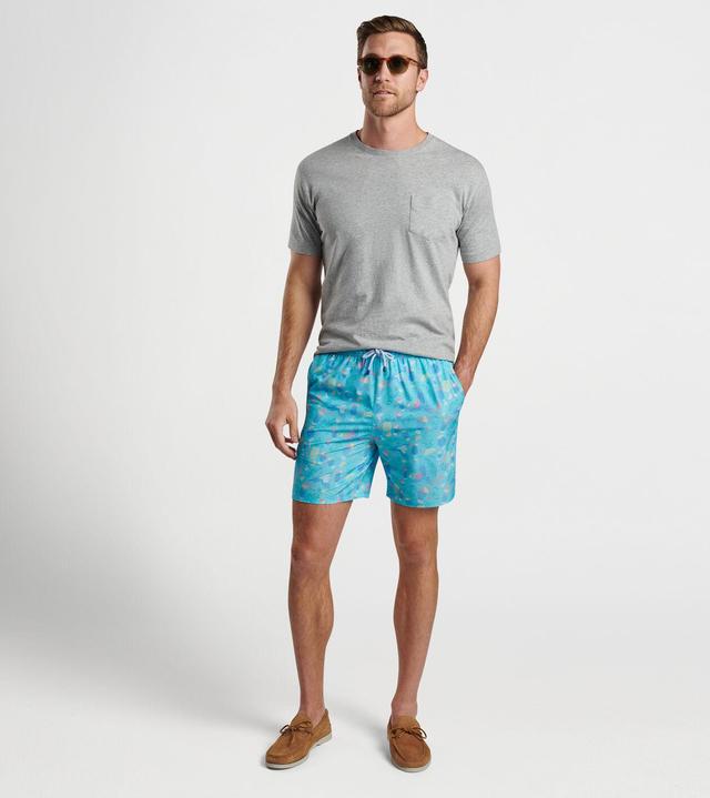 Blue Hawaii Swim Trunk Product Image