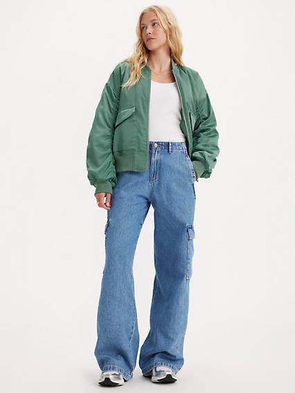 Levis Baggy Cargo Womens Jeans Product Image