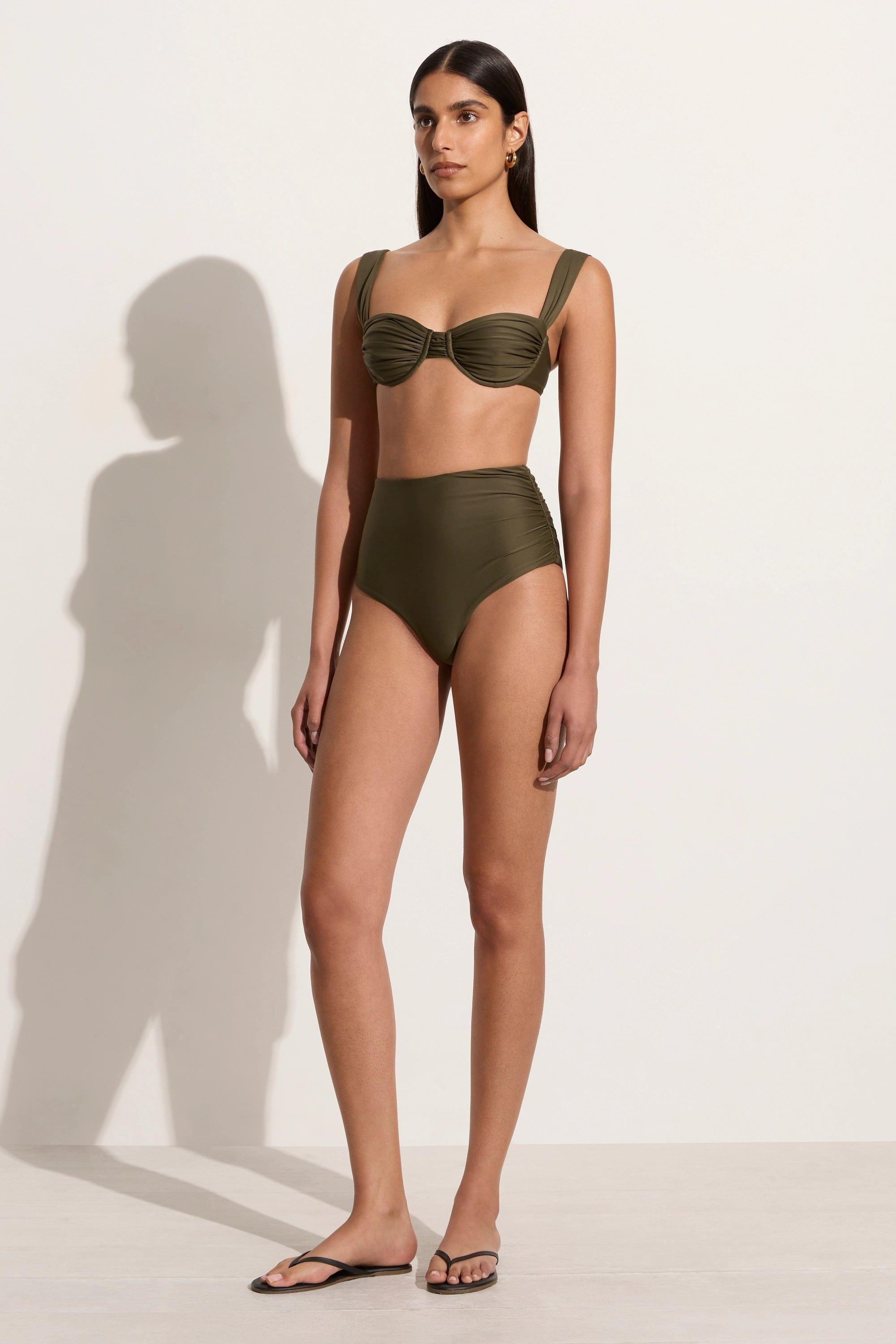 Bianca Bikini Bottoms Khaki - Final Sale Product Image