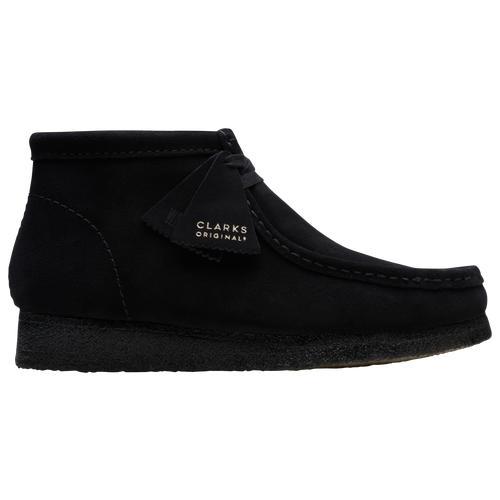 Clarks Mens Wallabee Suede - Shoes Black/Black Product Image