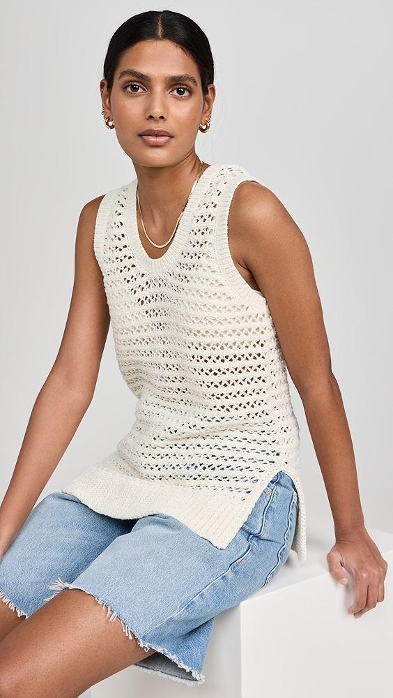 525 Natalia Open Stitch Tank | Shopbop Product Image