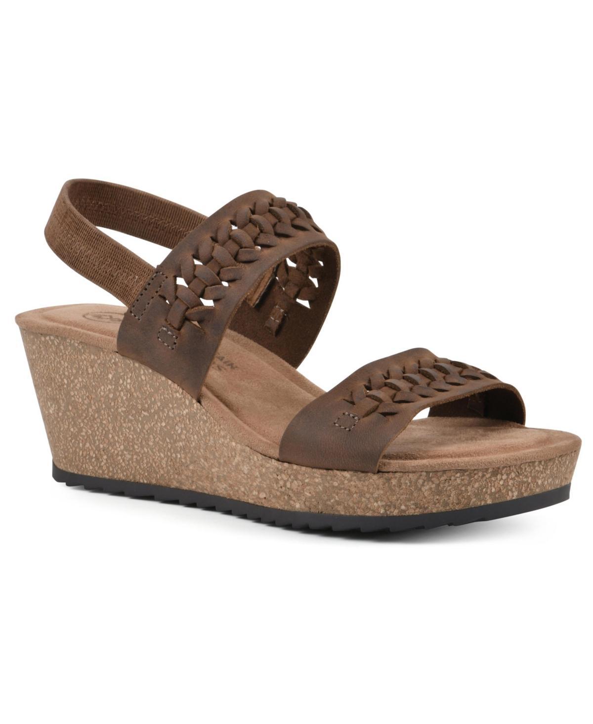 White Mountain Womens Pretreat Footbed Wedge Sandals Product Image