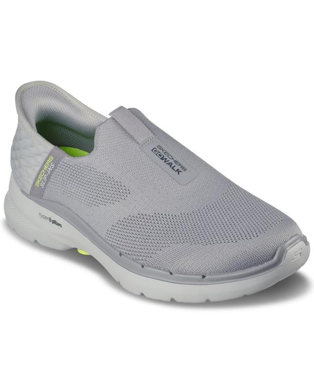 Skechers Mens Slip-Ins- Go Walk 6 - Easy On Casual Wide-Width Walking Sneakers from Finish Line Product Image