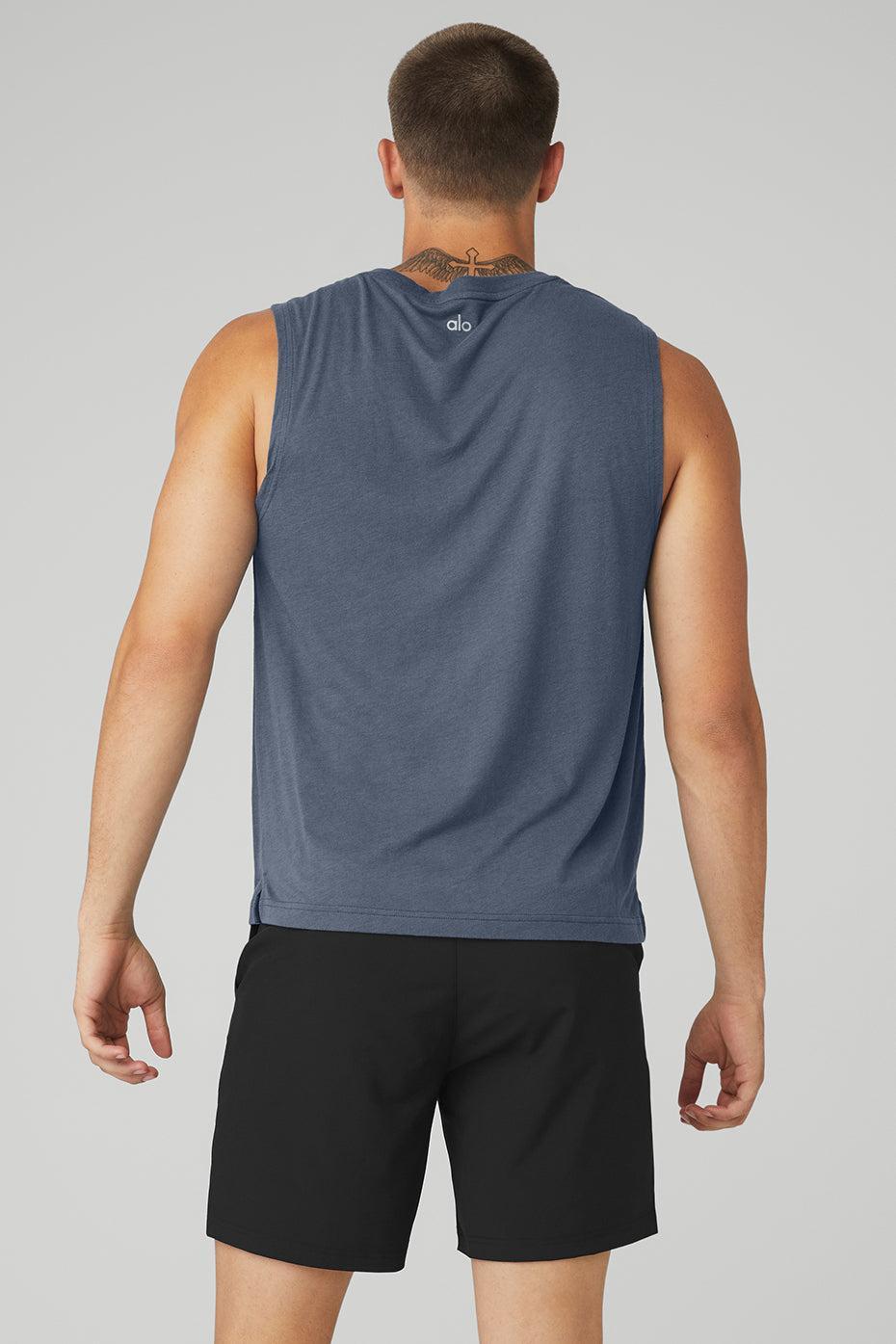 The Triumph Muscle Tank - Bluestone Male Product Image