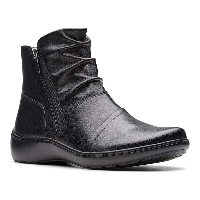 Clarks Cora Pace Womens Leather Boots Product Image