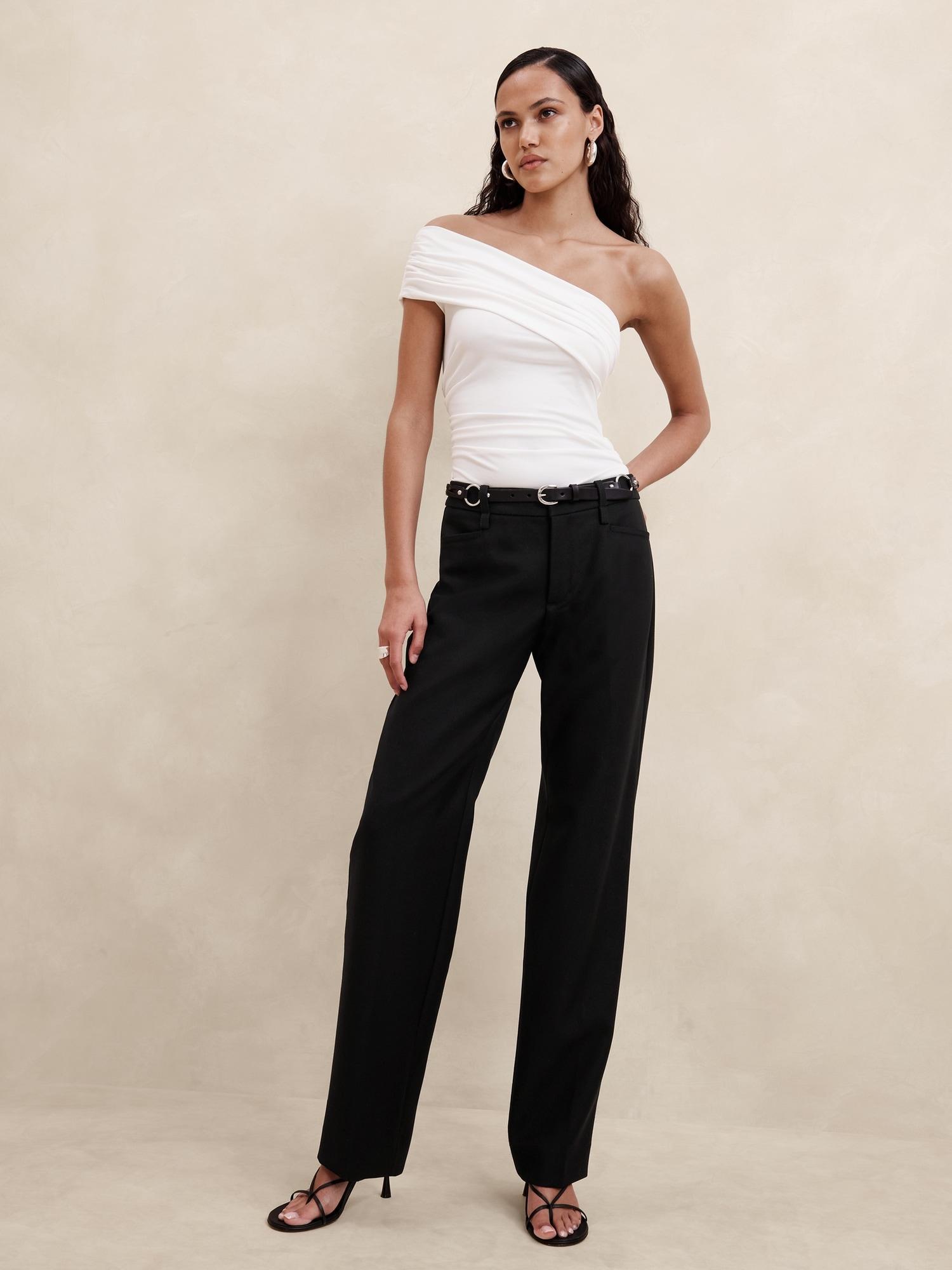 Lido Straight Italian Wool Pant Product Image