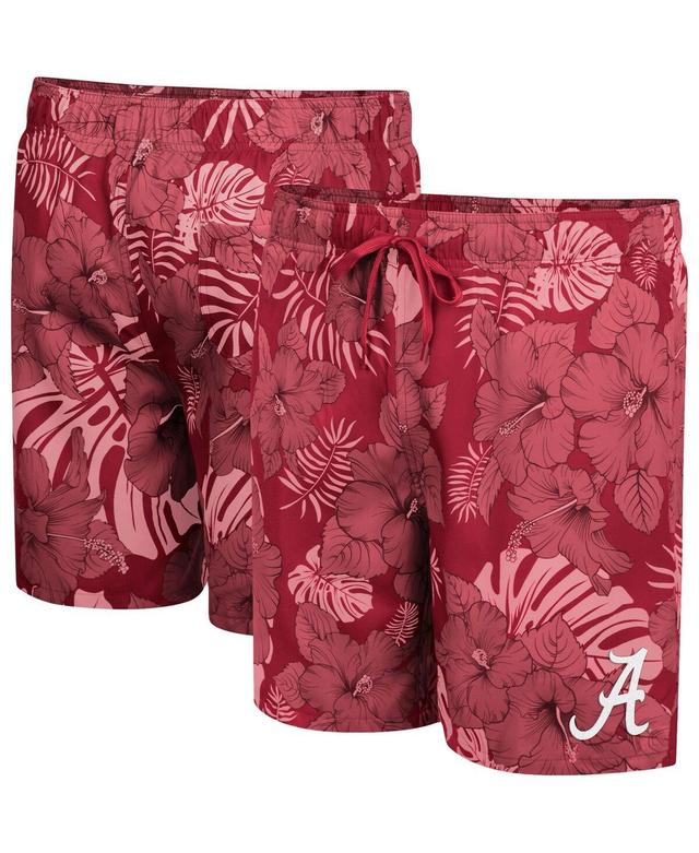 Mens Colosseum Crimson Alabama Crimson Tide The Dude Swim Shorts Red Product Image