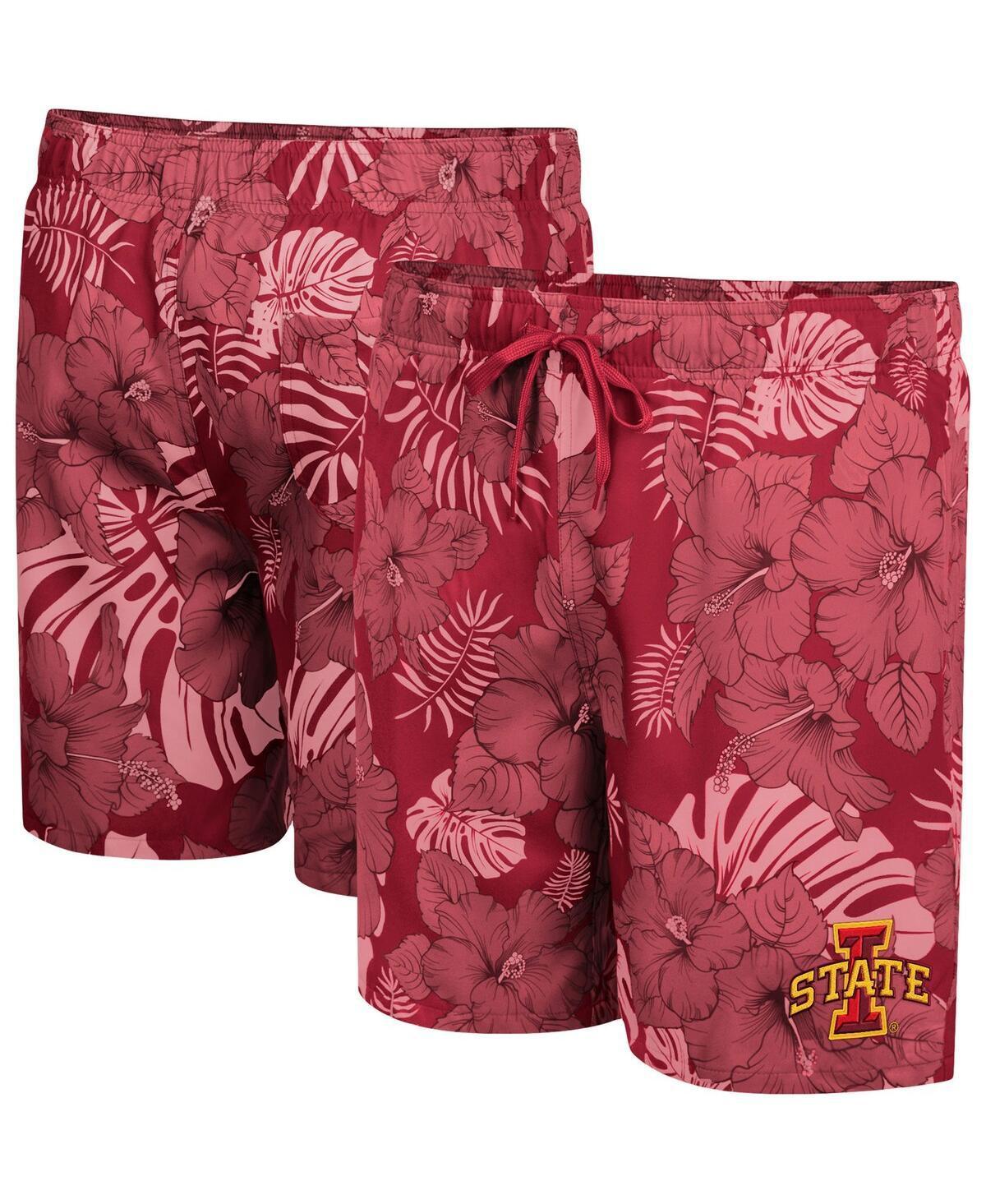 Mens Colosseum Cardinal Iowa State Cyclones The Dude Swim Shorts Product Image