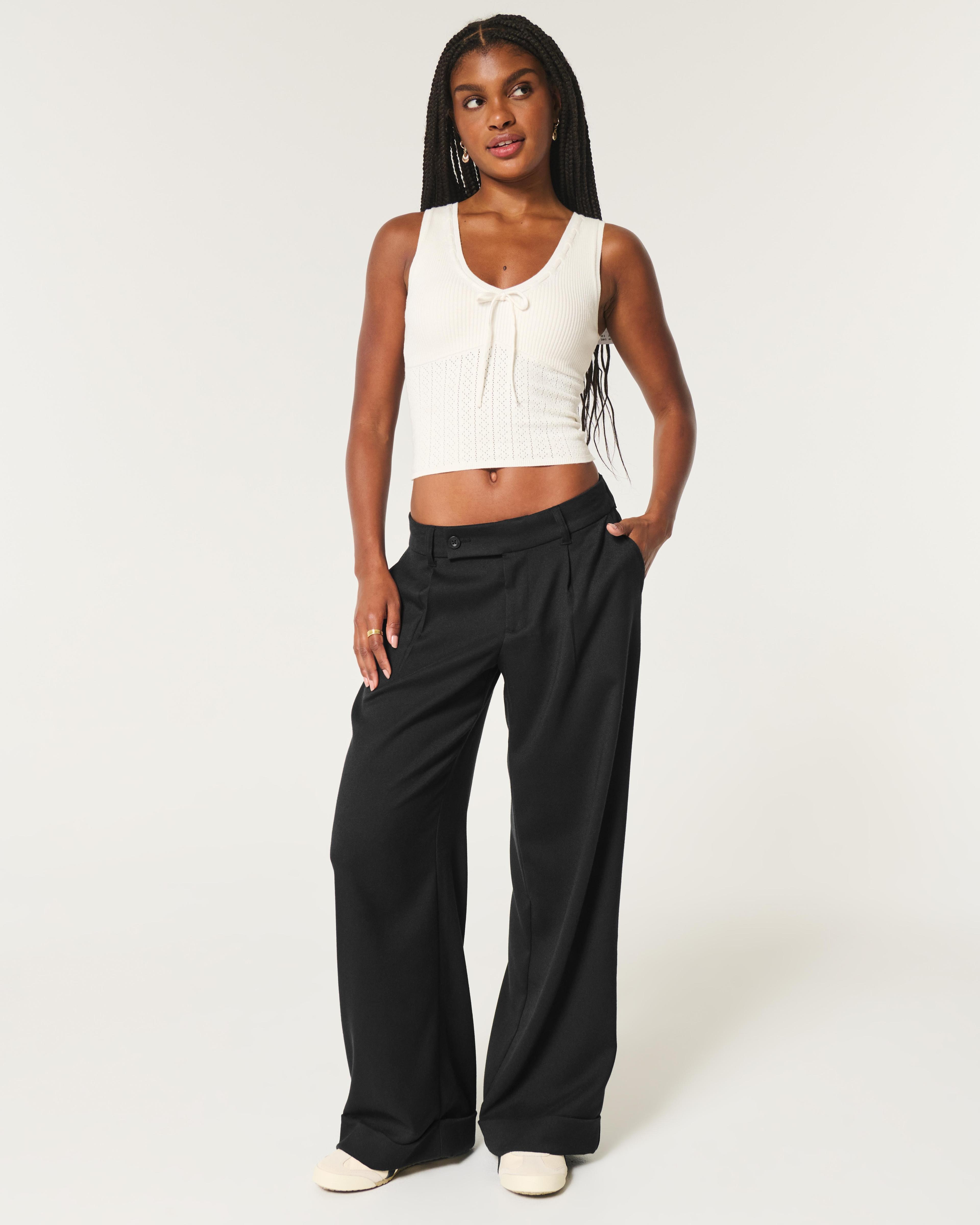 Hollister Livvy Low-Rise Wide-Leg Pants Product Image