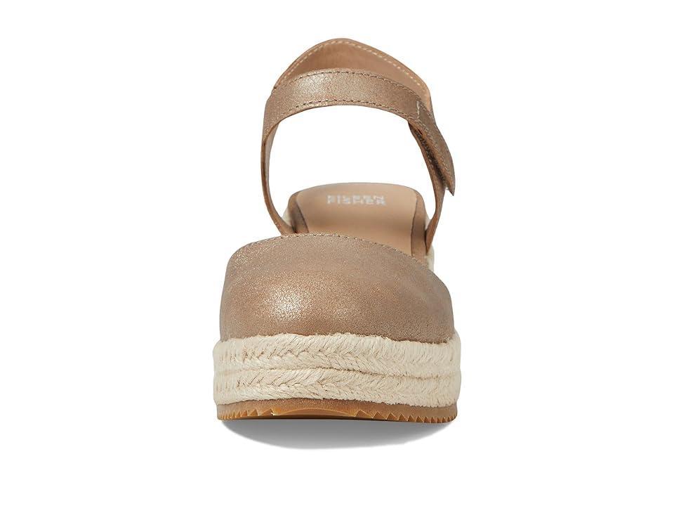 Nessa Metallic Ankle-Grip Wedge Espadrilles Product Image