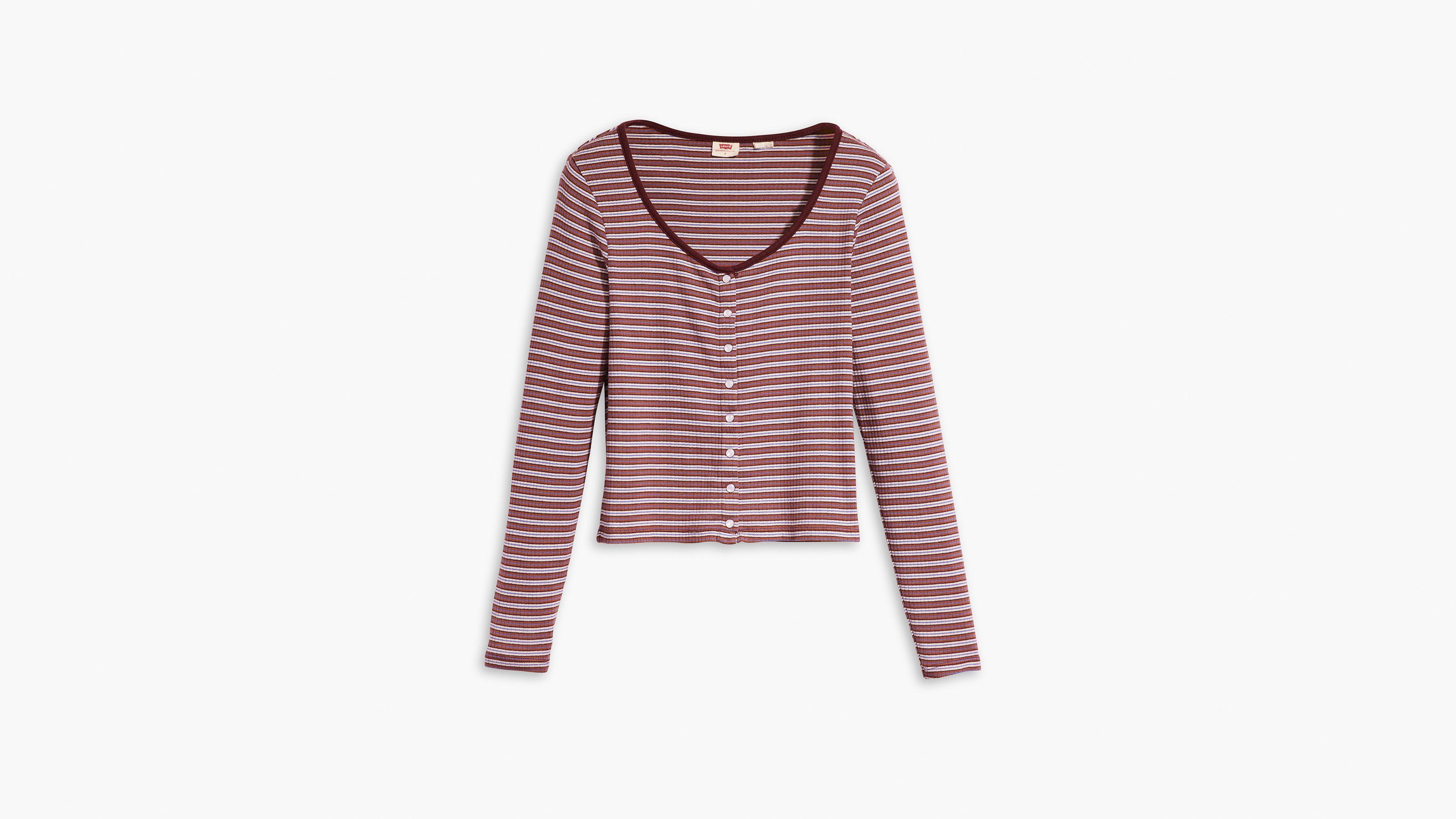 Levi's Sleeve Britt Snap Front Top - Women's Product Image