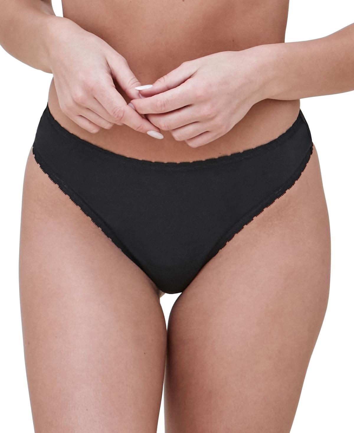 Womens Adorned Cotton Thong Product Image