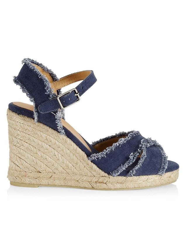 Womens Bromelia 70MM Denim Wedge Sandals Product Image