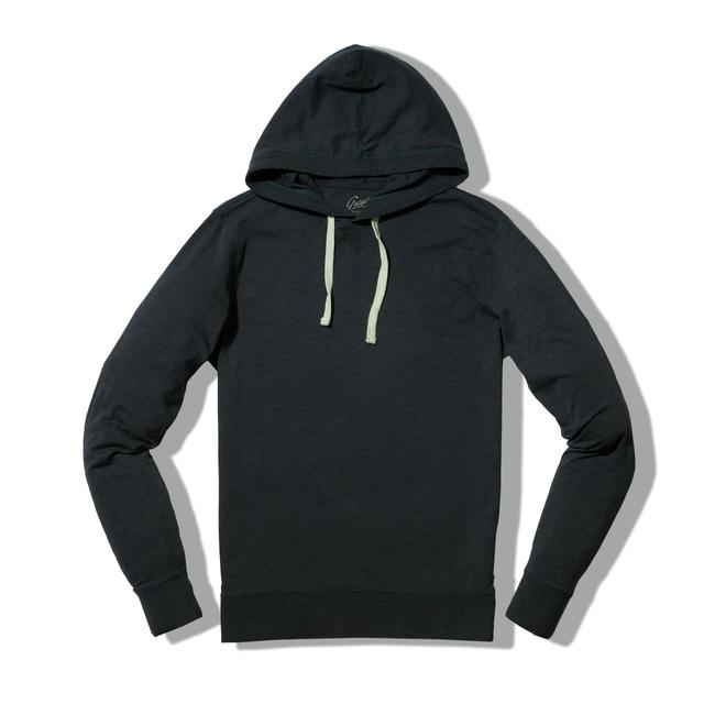 Hewitt Garment Dyed Hoodie - Washed Navy Product Image