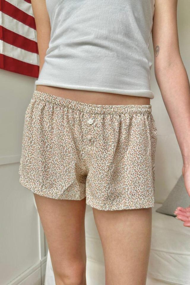 Keira Floral Pajama Shorts Product Image