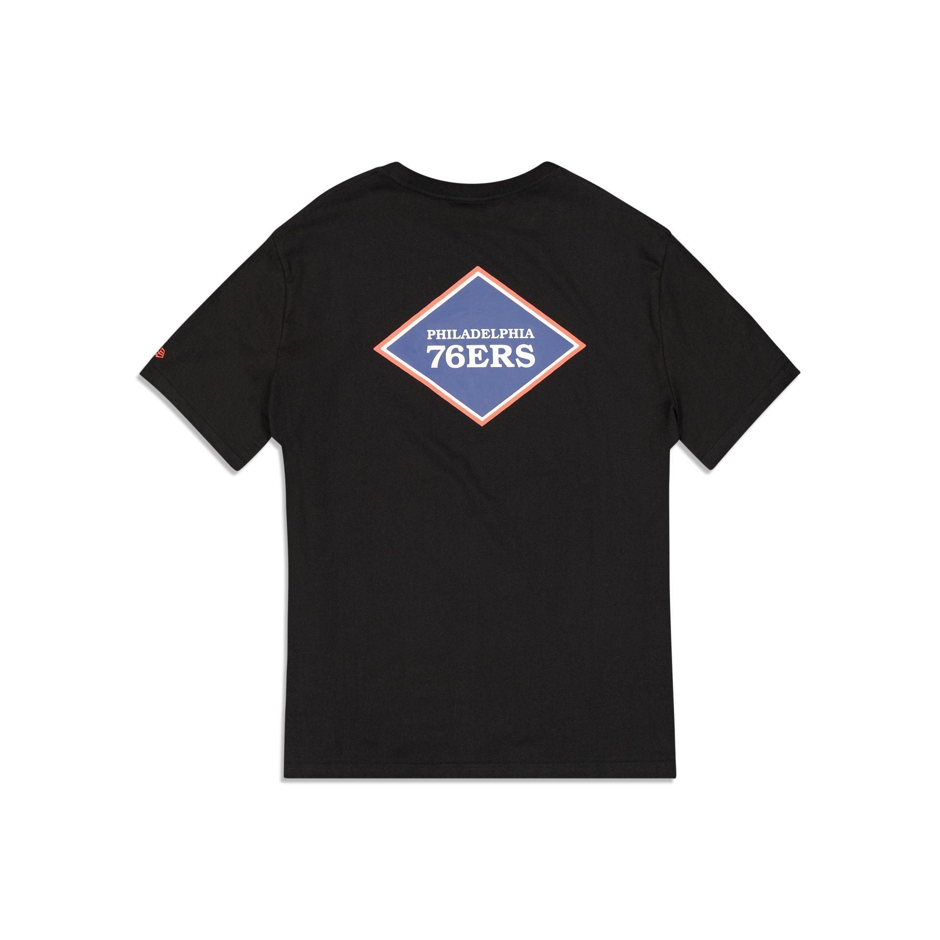 Philadelphia 76ers 2023 City Edition Black T-Shirt Male Product Image