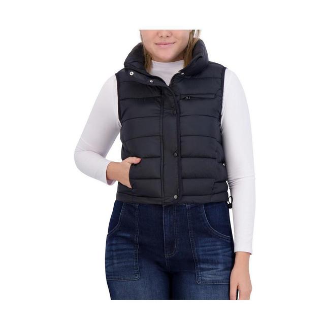 Womens Zip Up Insulated Puffer Vest Product Image