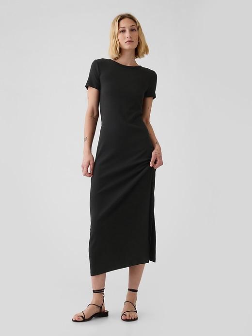 Modern Rib Maxi T-Shirt Dress Product Image