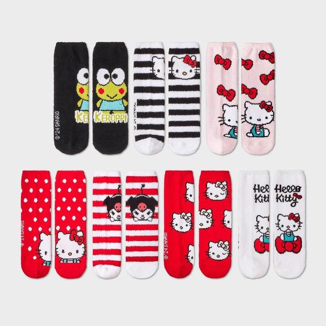 Women's Hello Kitty 7 Days of Cozy Crew Socks - Assorted Color 4-10 Product Image