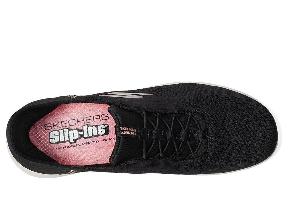 SKECHERS Performance Go Walk Travel Milan Hands Free Slip-Ins Pink) Women's Shoes Product Image