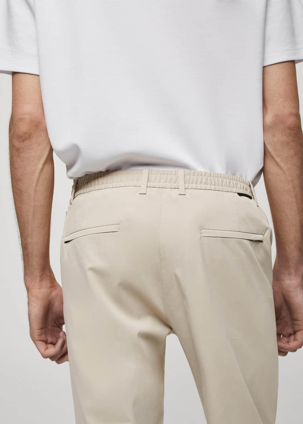 Mango Mens Solotex Slim-Fit Pants Product Image