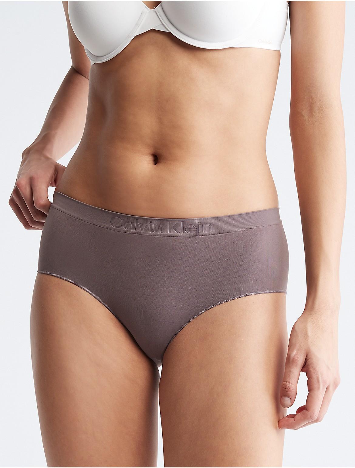 Calvin Klein Womens Bonded Flex Boyshort - Purple - M Product Image