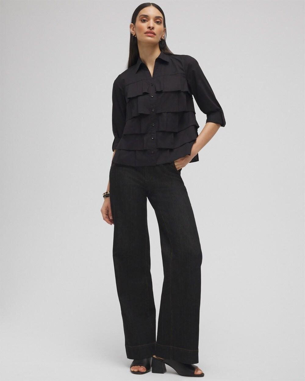 Brigitte Grommet Wide Leg Pants Product Image