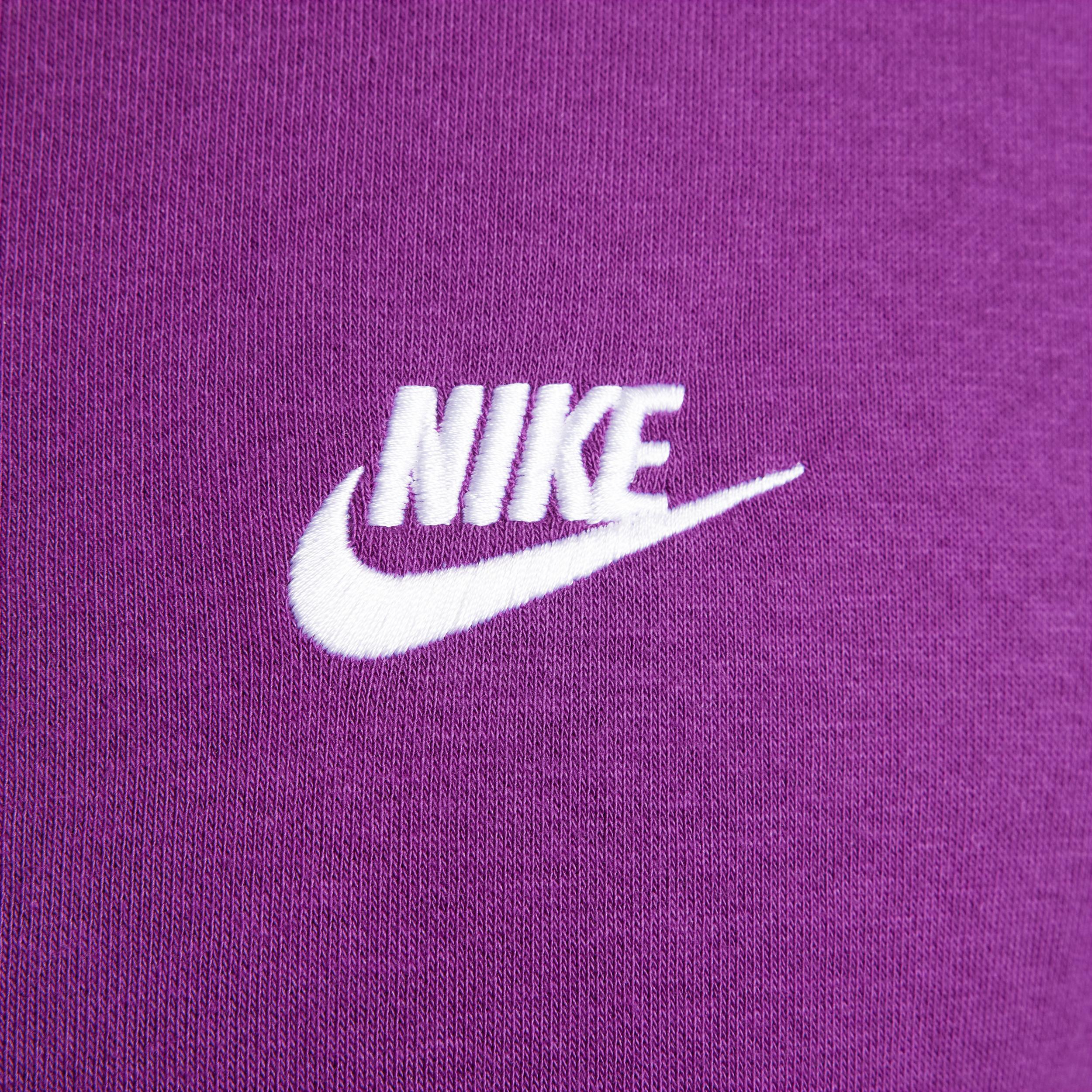 Nike Club unisex hoodie in viotech purple Product Image