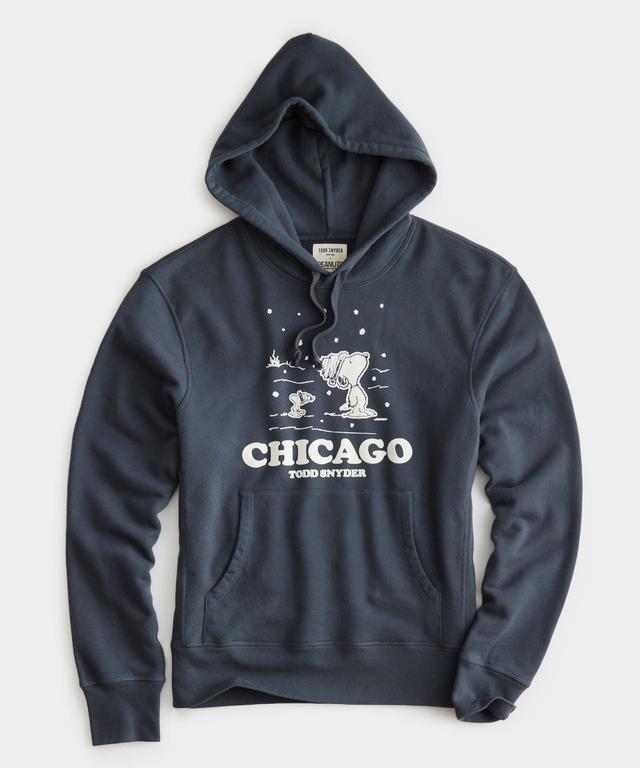 Todd Snyder X Peanuts French Terry Chicago Hoodie Product Image