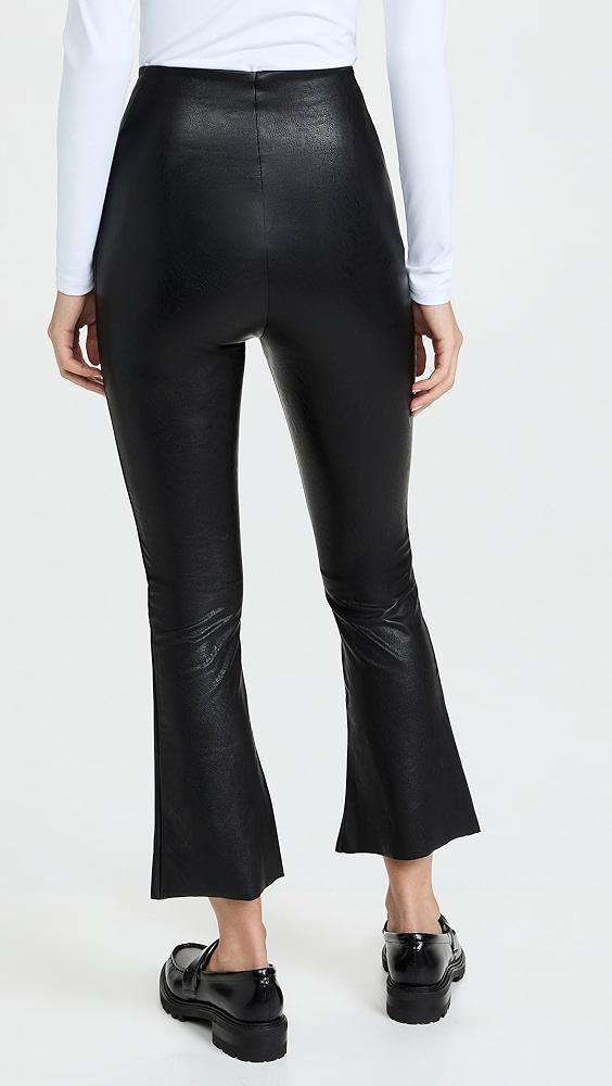 Commando Faux Leather Cropped Flare Pants | Shopbop Product Image