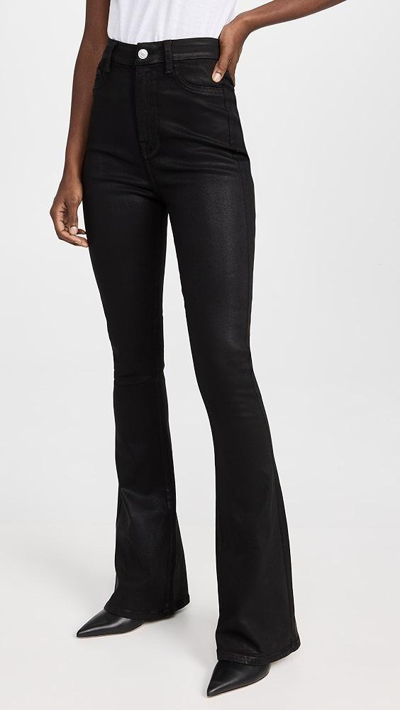 7 For All Mankind Ultra Hr Skinny Boot Coated Jeans | Shopbop product image