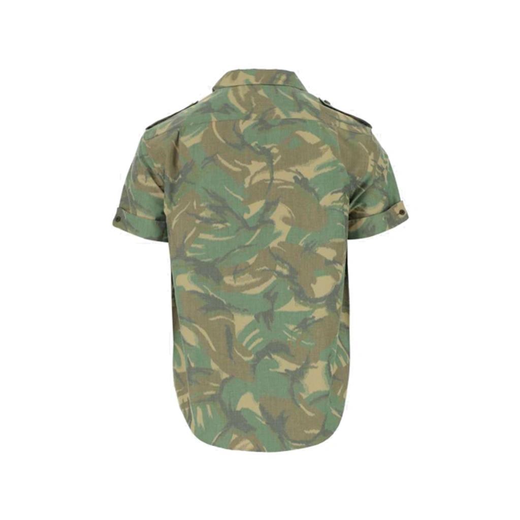 Short Sleeves Shirt In Green Product Image