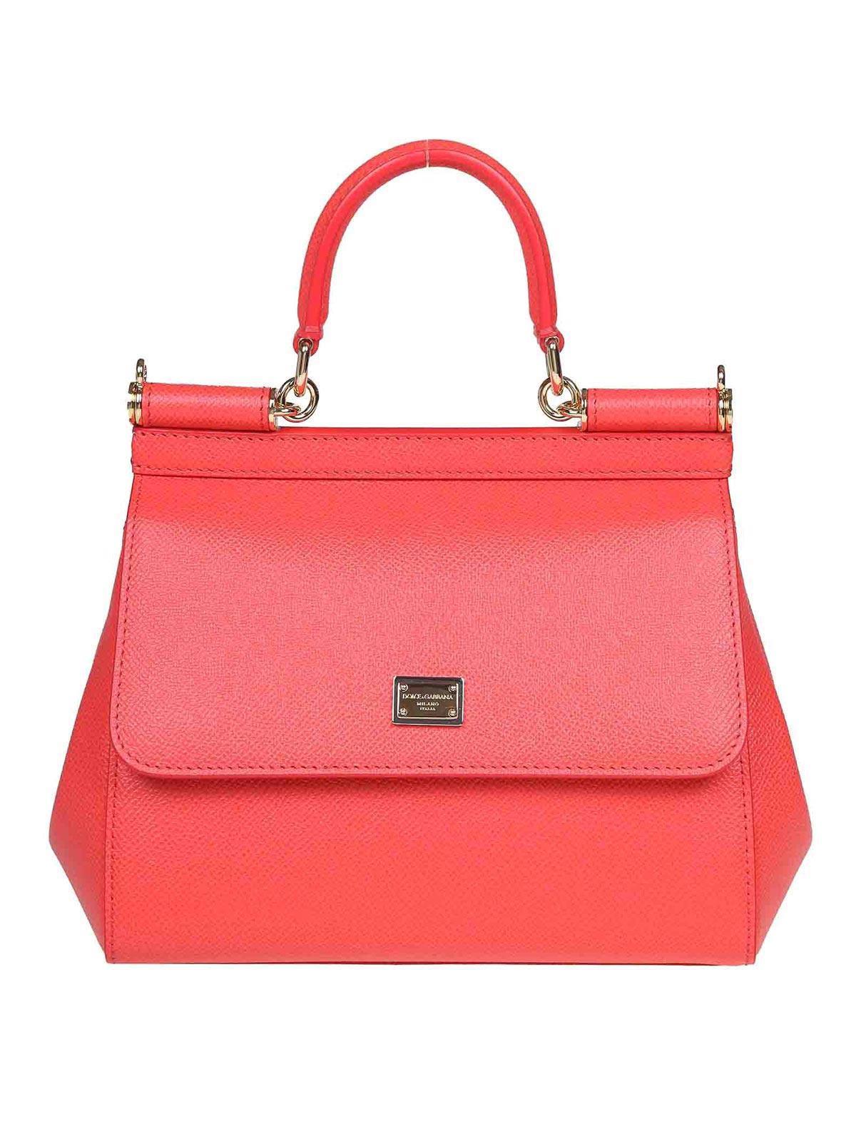 DOLCE & GABBANA Sicily Medium Bag In Red Product Image