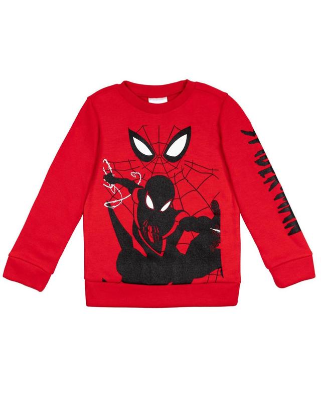 Marvel Big Boys Spider-Man Miles Morales Sweatshirt to Product Image