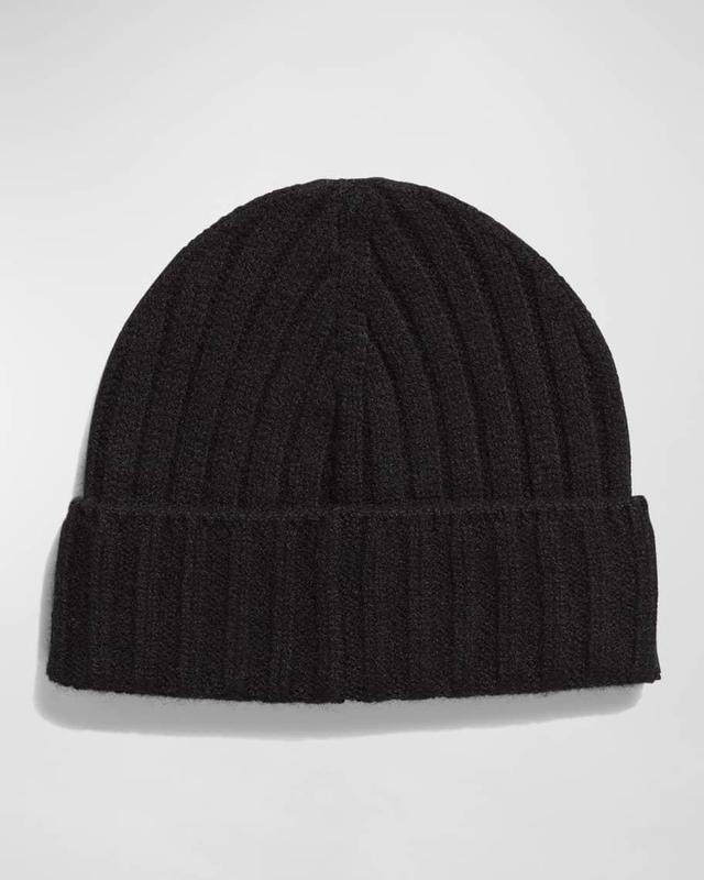 Men's Cashmere Beanie Hat Product Image