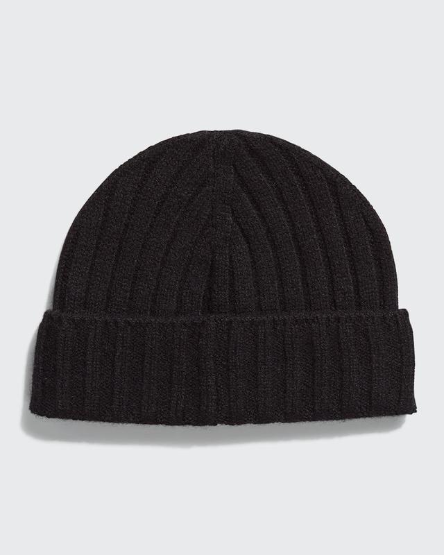 Mens Cashmere Beanie Hat Product Image