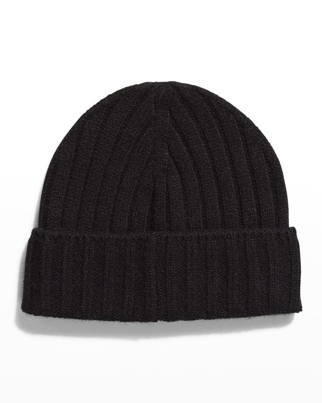 Mens Cashmere Beanie Hat Product Image