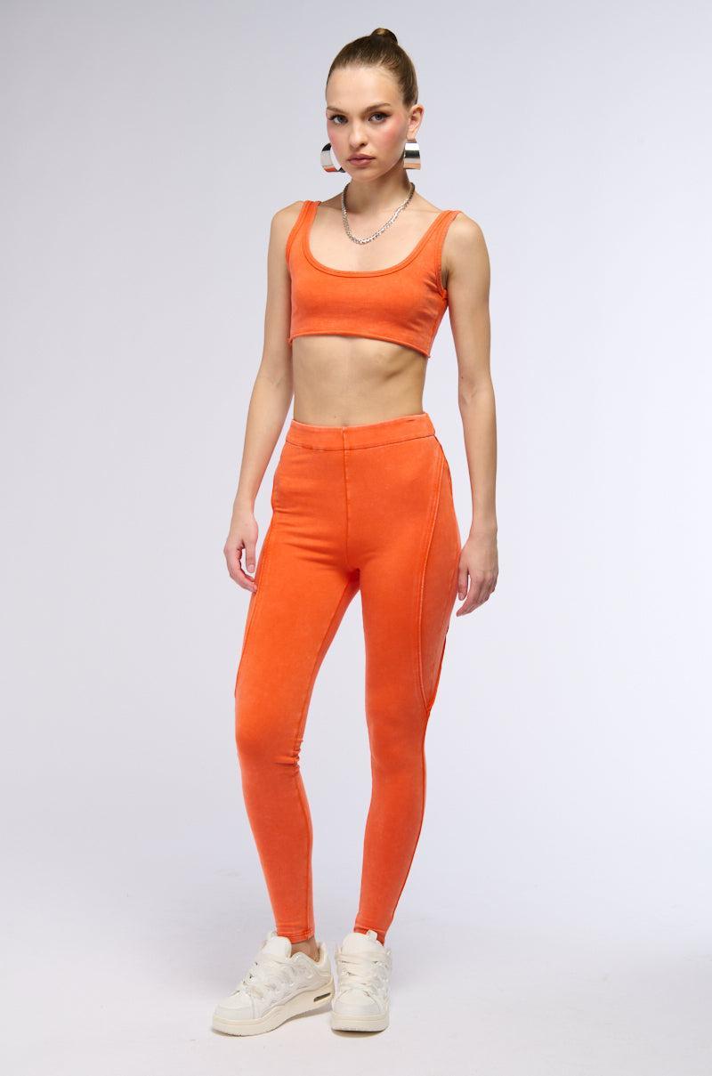 WE BELONG TOGETHER LEGGING IN ORANGE Product Image