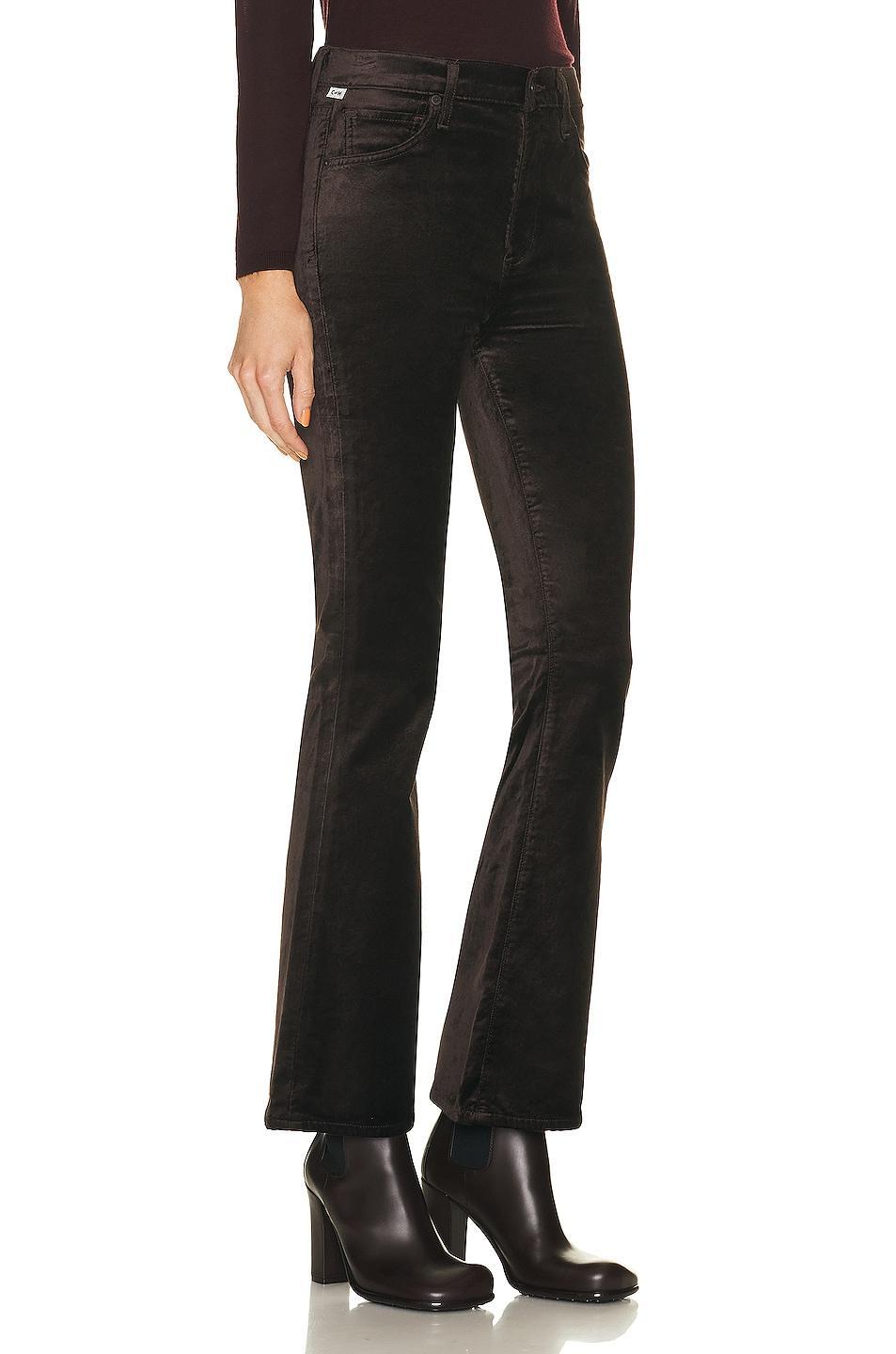 Citizens of Humanity Lilah Velvet High Rise Bootcut Brown. (also in ). Product Image