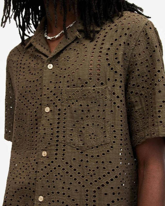 Pueblo Broderie Relaxed Fit Shirt Product Image