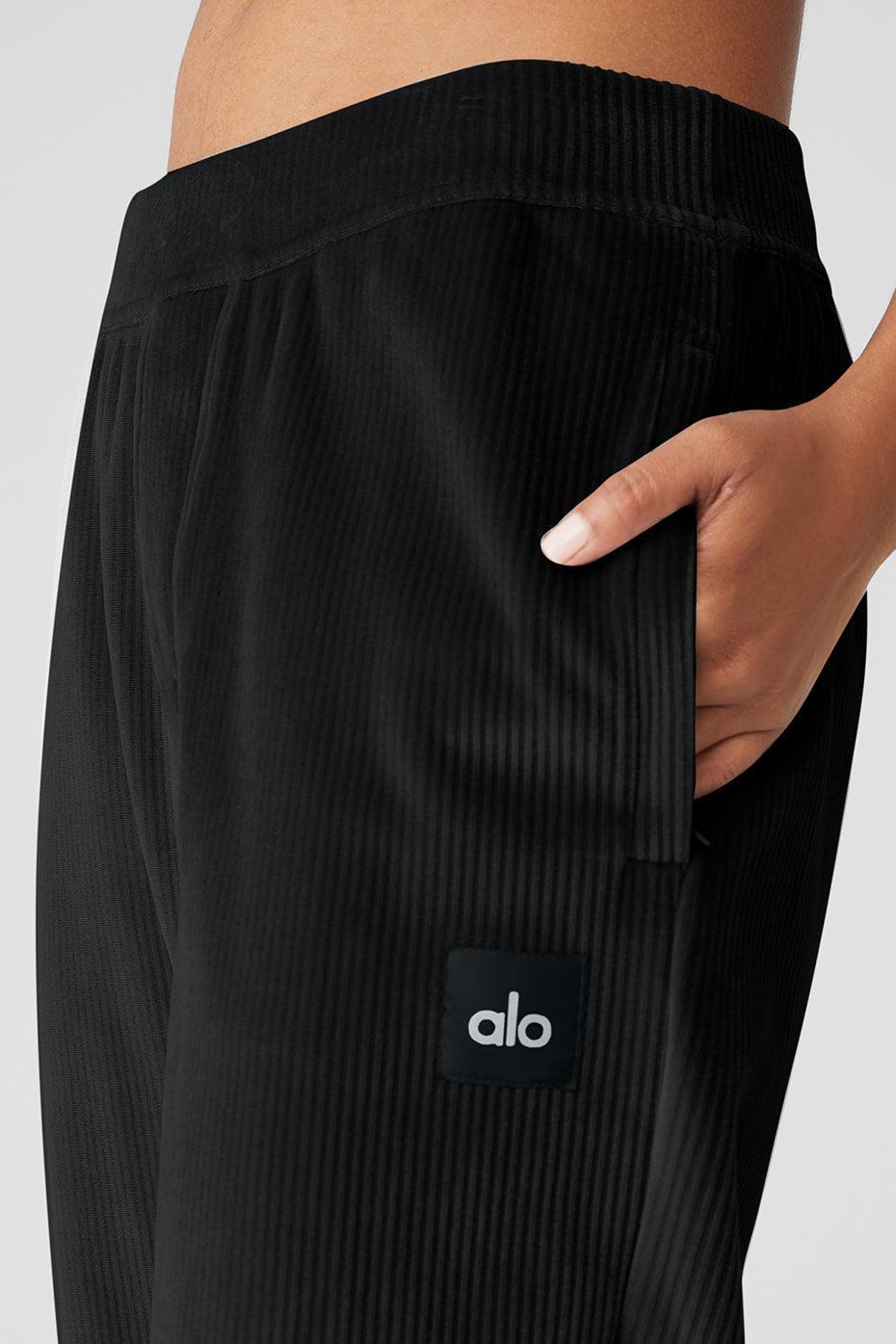 Velour Baller Pant - Black Product Image