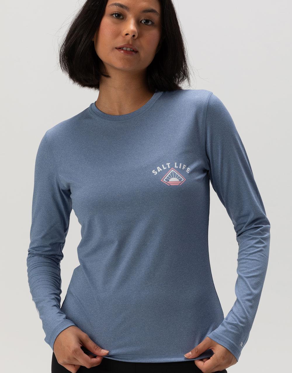 SALT LIFE Sunlit Womens Long Sleeve Performance Tee Product Image