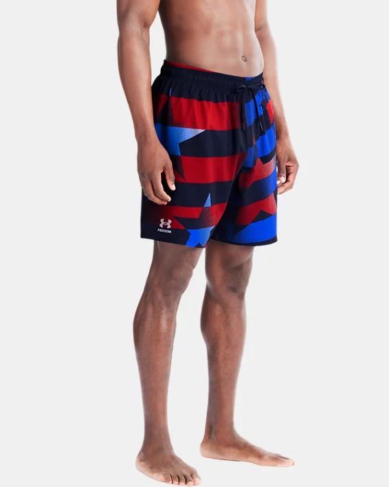 Men's UA Flag Streamer Swim Volley Shorts Product Image