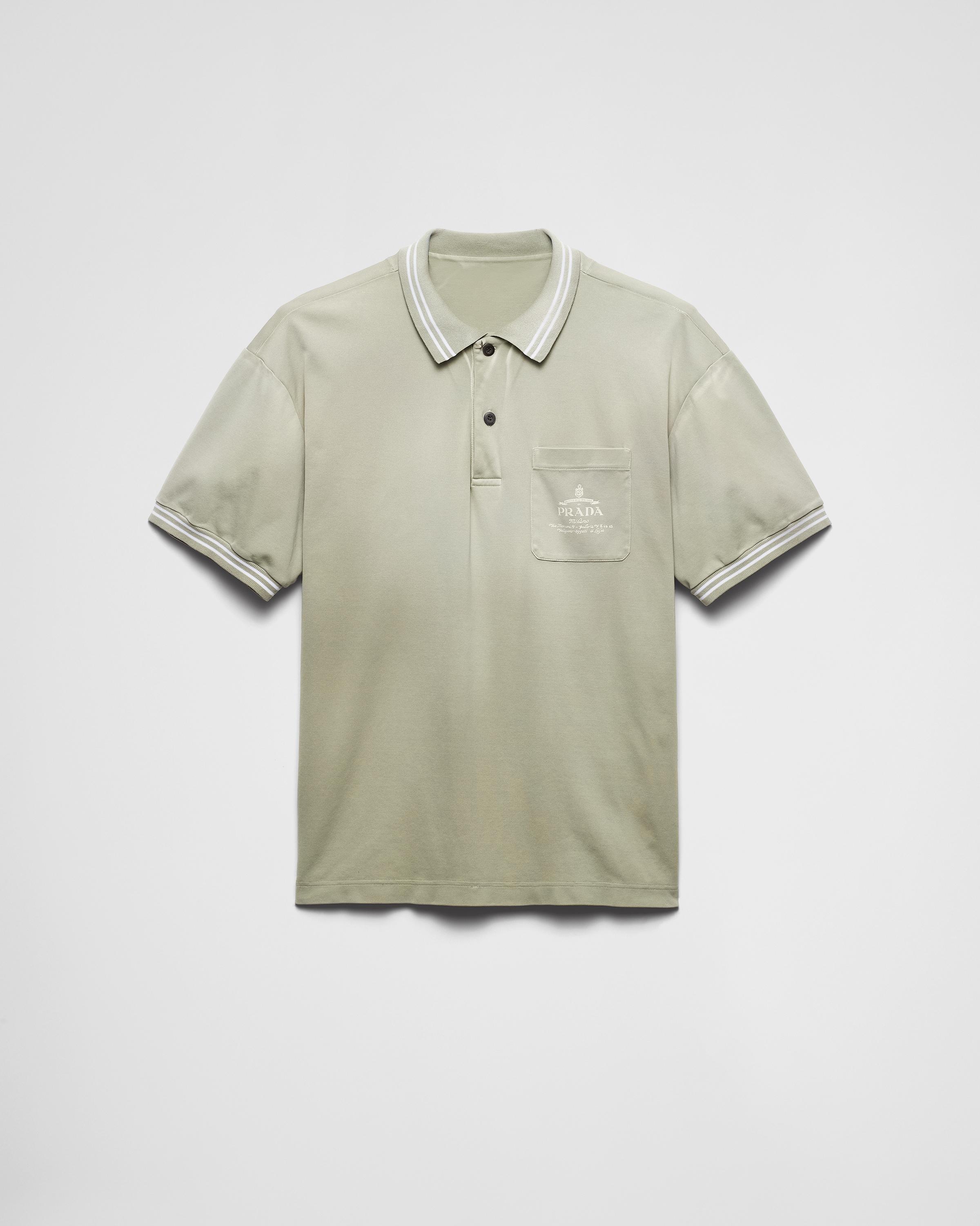 Cotton polo shirt Product Image