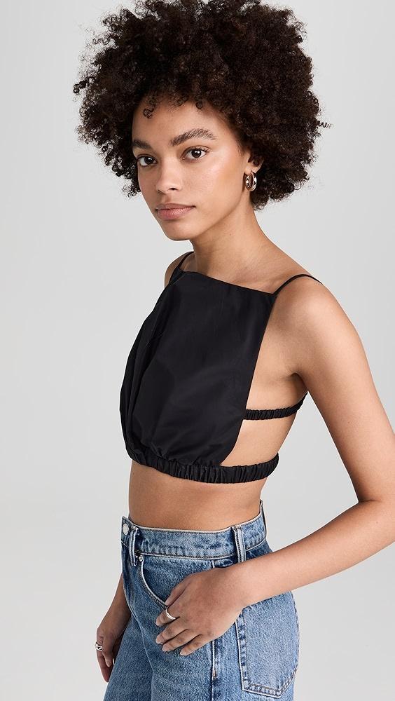 3.1 Phillip Lim Cropped Twist Front Cami with Open Back | Shopbop Product Image